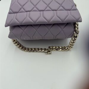 Jason Wu Quilted Purple Chain Shoulder Bag.NWT